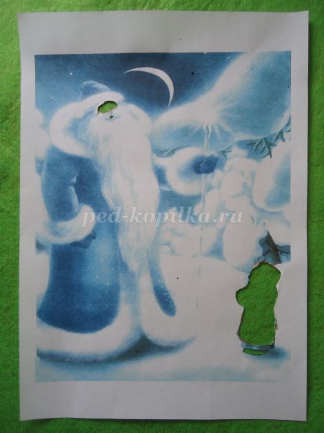​Мастер-класс по рисованию: набрызг "Морозко", часть 2