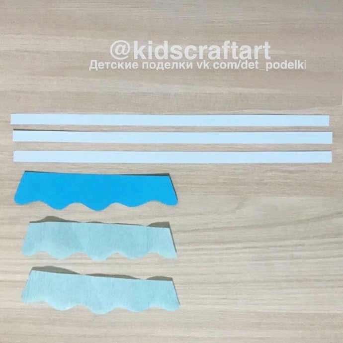 Медуза из цветной бумаги Медуза из цветной бумаги