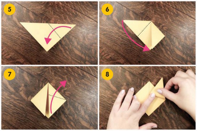 ​Пальчиковая кукла-оригами: лисичка фенек