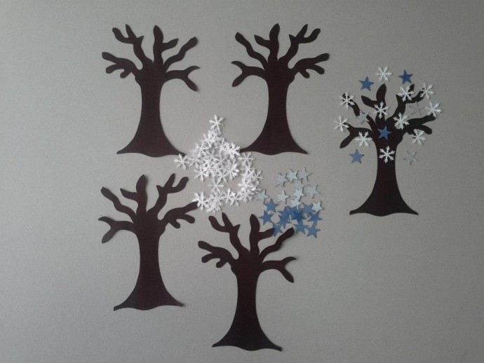 Аппликация "Времена года"