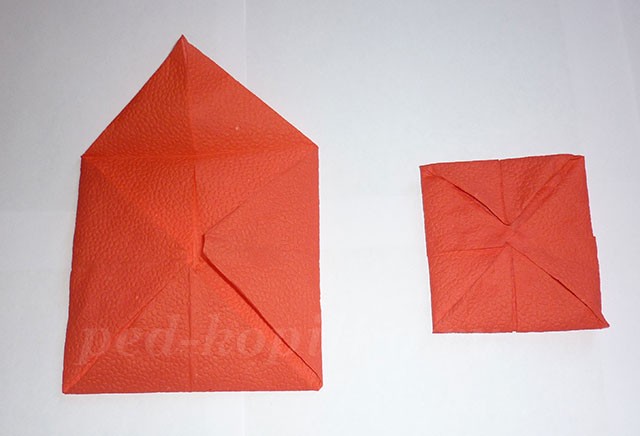 Пионы в технике торцевания и оригами