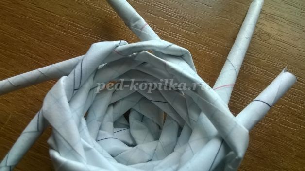 Грибочки в технике спирального плетения: часть 3