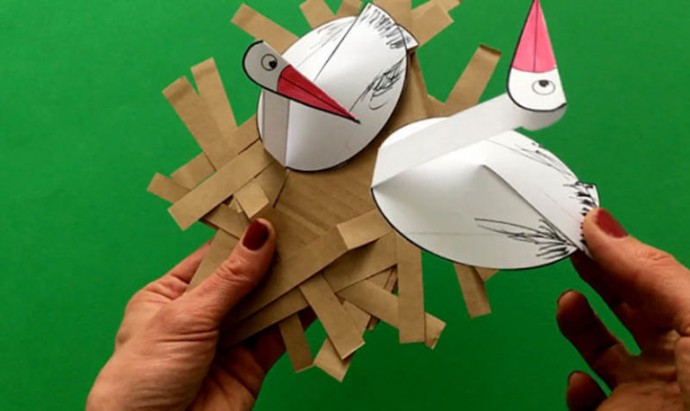 Аисты в гнезде Аисты в гнезде