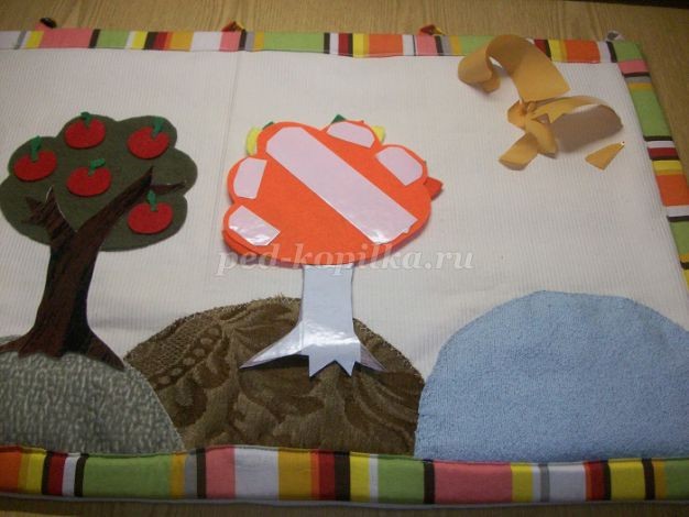 Развивающий коврик-панно "Времена года": мастер-класс, часть 3