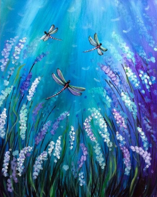 Идеи рисования ватными палочками