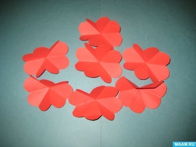 Объёмная открытка «Цветы маме»