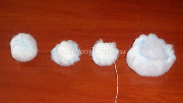 Снеговик из синтепона