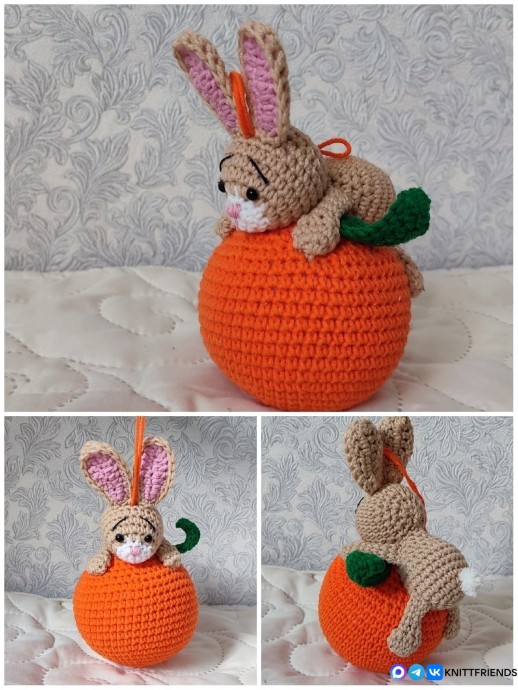 Зайка на апельсинке Зайка на апельсинке