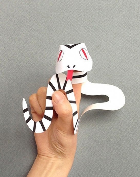 Змейка на пальчик