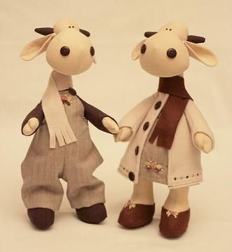 Коровки в стиле тильда Коровки в стиле тильда