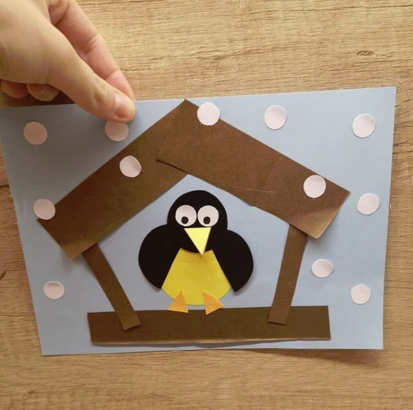 Птичка в домике