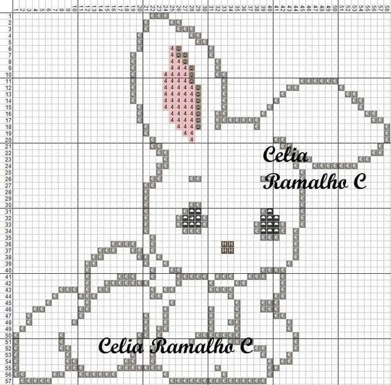 Вышиваем зайчика Вышиваем зайчика