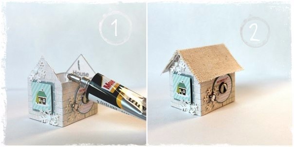 ​Зимний домик: мастер-класс