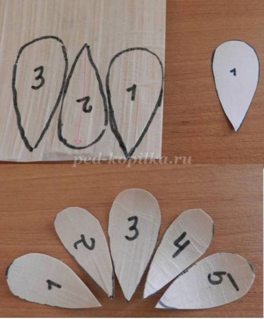 Цветочное панно из соломки детскими руками: часть 1 Цветочное панно из соломки детскими руками: часть 1