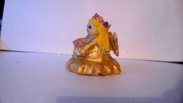 Рождественский ангел из солёного теста: мастер–класс, часть 4