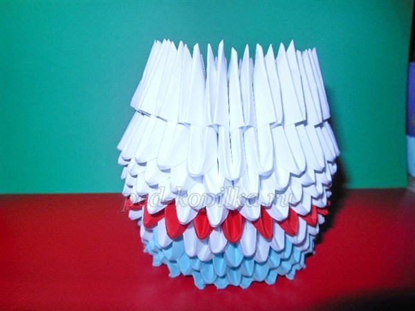 Модульное оригами для начинающих: зайчик