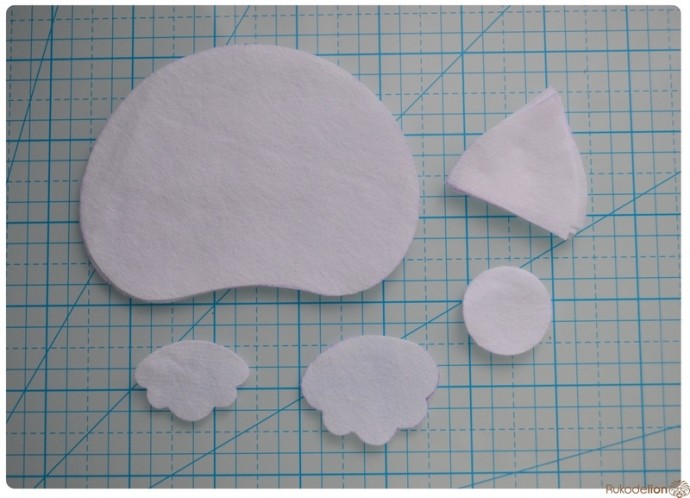 ​Грифон из фетра: мастер-класс