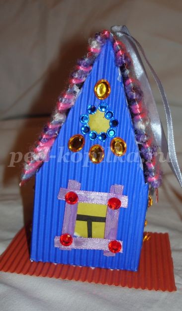 ​Игрушка пряничный домик: часть 2
