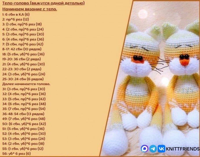 Котики из пряжи