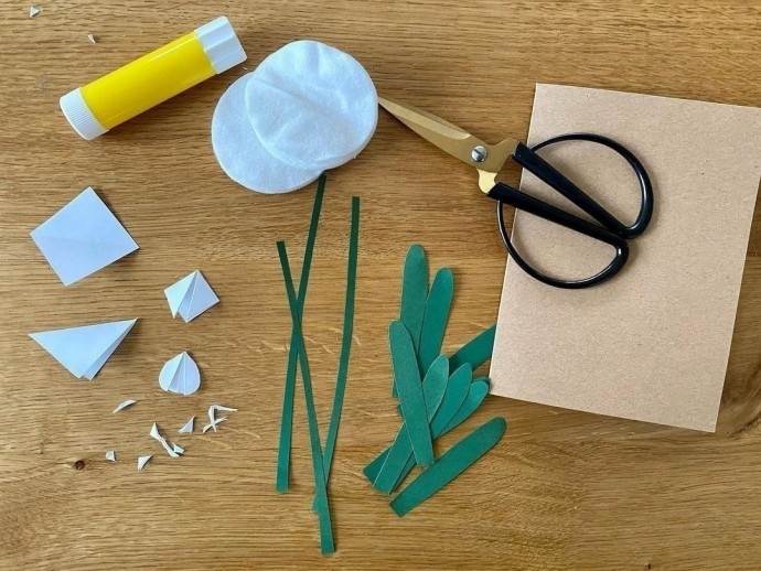 Объёмные подснежники