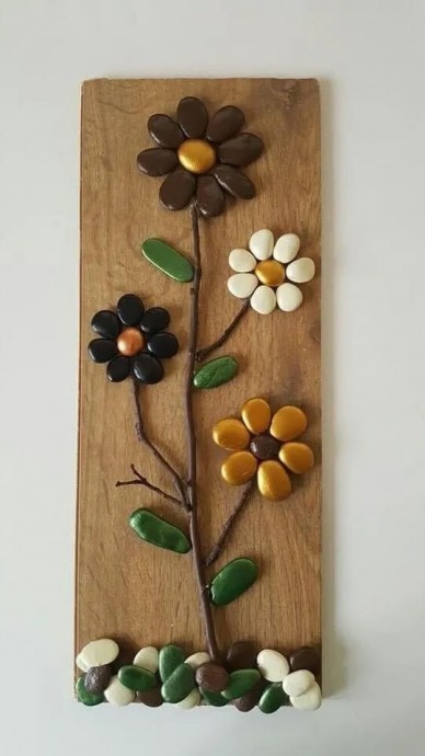 Удивительные картины из речных или морских камней Удивительные картины из речных или морских камней