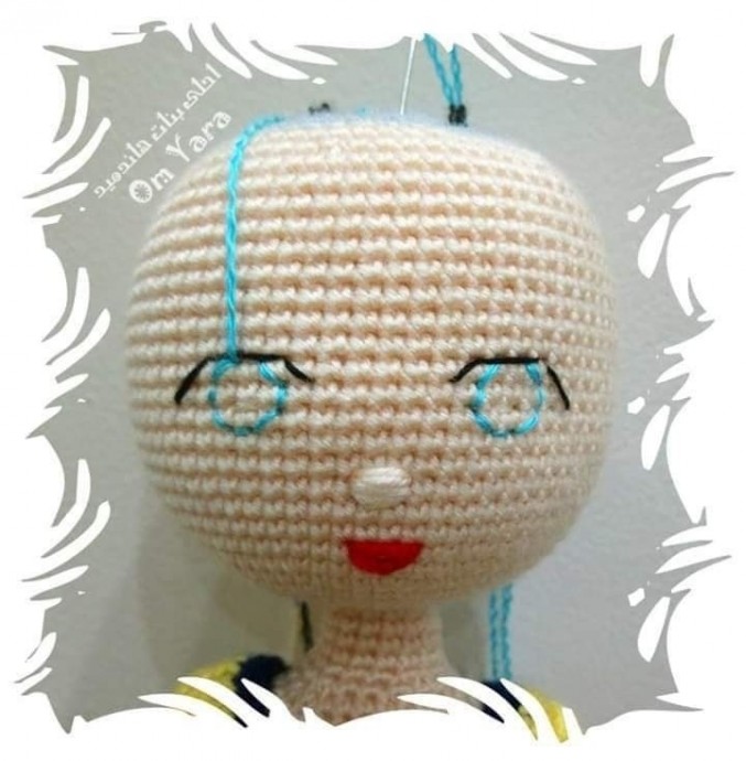 Вышиваем глазки куколке Вышиваем глазки куколке