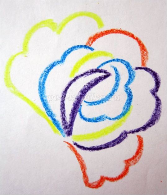 Рисование цветов акварелью "Радужные розы": мастер-класс, часть 2