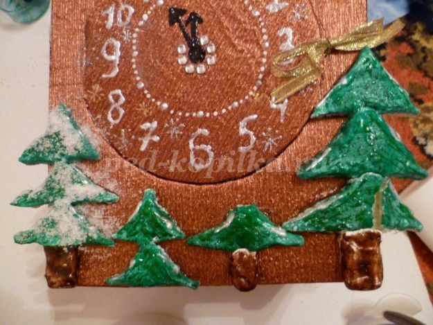 Новогодний сувенир детскими руками: часть 3