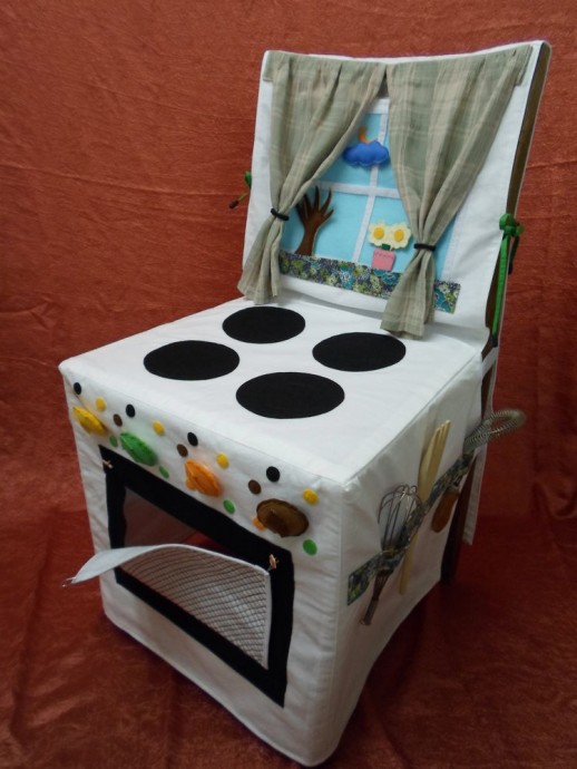 Переделываем стул в кухонную плиту Переделываем стул в кухонную плиту