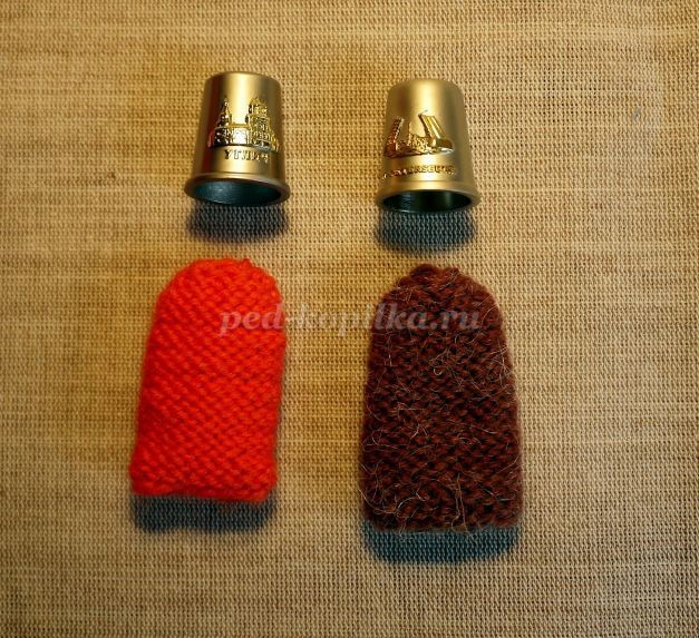 ​Как связать пальчиковые куклы детскими руками: часть 2