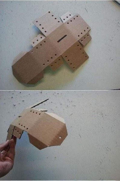 Картонная копилка: мастер-класс Картонная копилка: мастер-класс