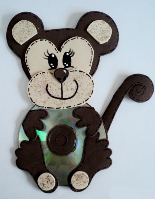 Поделки из CD-дисков Поделки из CD-дисков