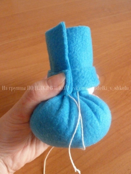 Снеговичок из флиса Снеговичок из флиса