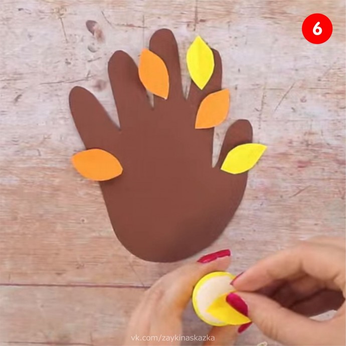 Деревья из ладошек Деревья из ладошек