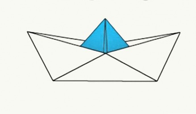 ​Оригами "Кораблик"