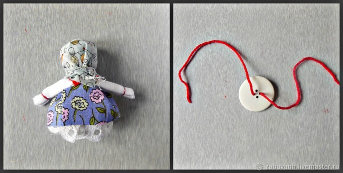 Кукла-оберег на пуговке Кукла-оберег на пуговке