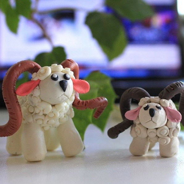 Баран из пластилина Баран из пластилина