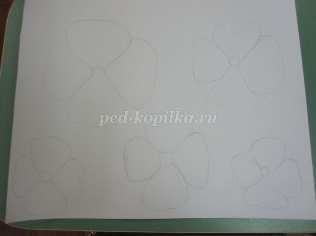 ​Цветы в технике витраж: часть 1