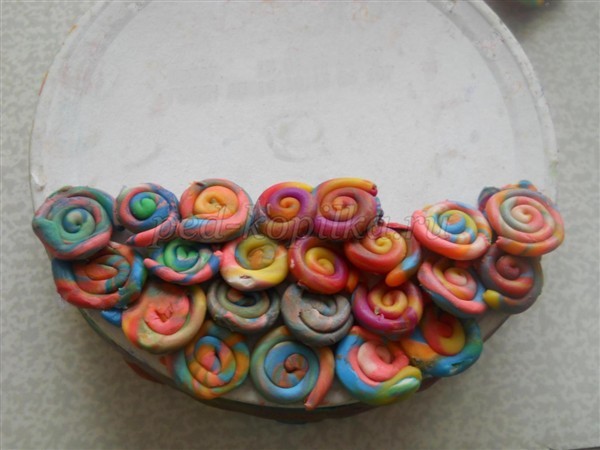 Аппликация из пластилина