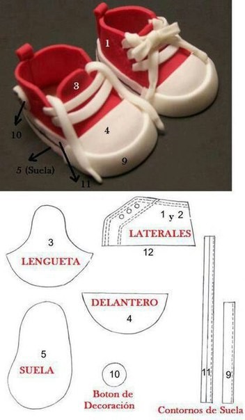 Много вариантов, как сделать обувь для игрушек