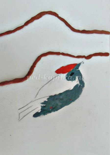 Весеннее панно в смешанной технике Весеннее панно в смешанной технике