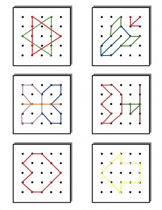 ​Геоборд: схемы для творчества с детьми