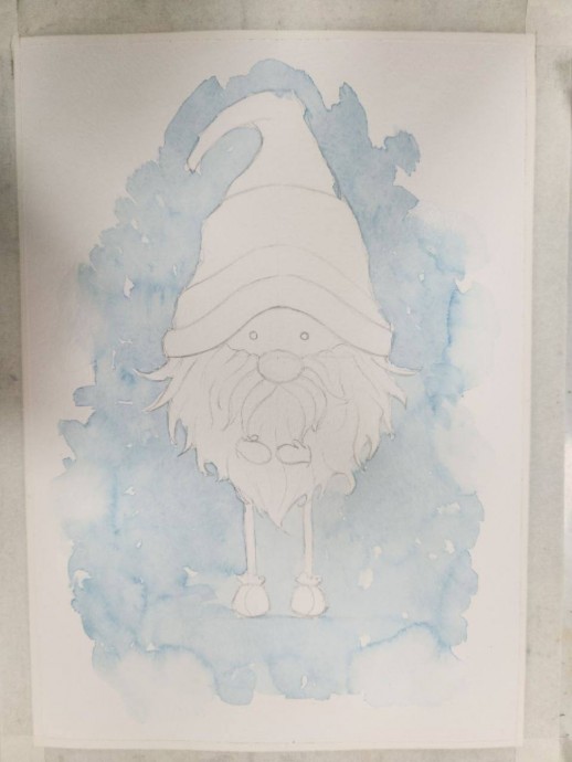 Гном на тонких ножках