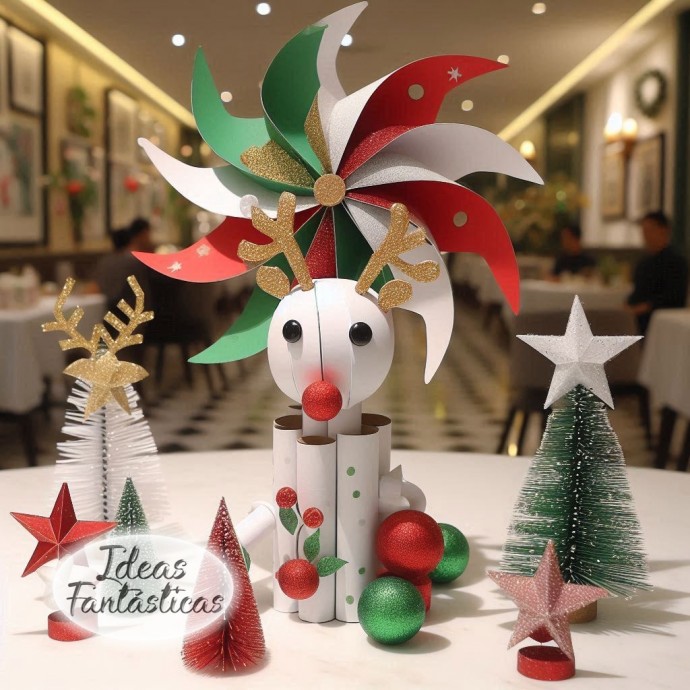 Новогодние поделки из втулок Новогодние поделки из втулок