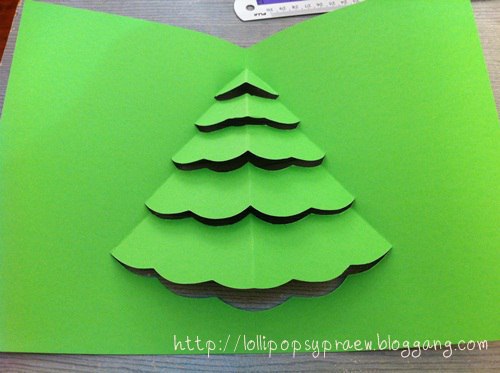 Новогодняя открытка, которую сделают и малыши