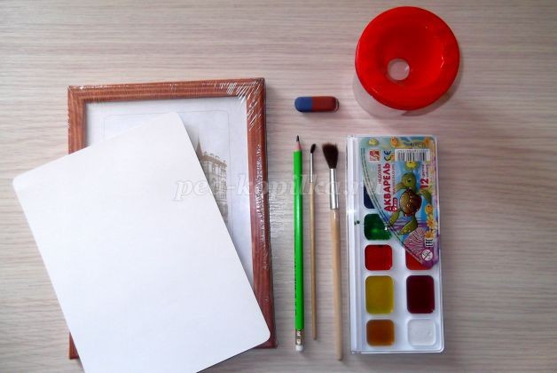 Как нарисовать ель акварелью: часть 1