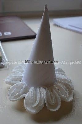 ​Елочка из ватных дисков