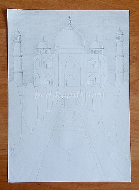 Графическая зарисовка исторического здания: часть 4 Графическая зарисовка исторического здания: часть 4