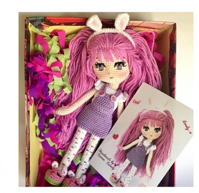 Куколка в костюме зайки