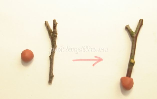 ​Лесной гномик из сосновой шишки: часть 2